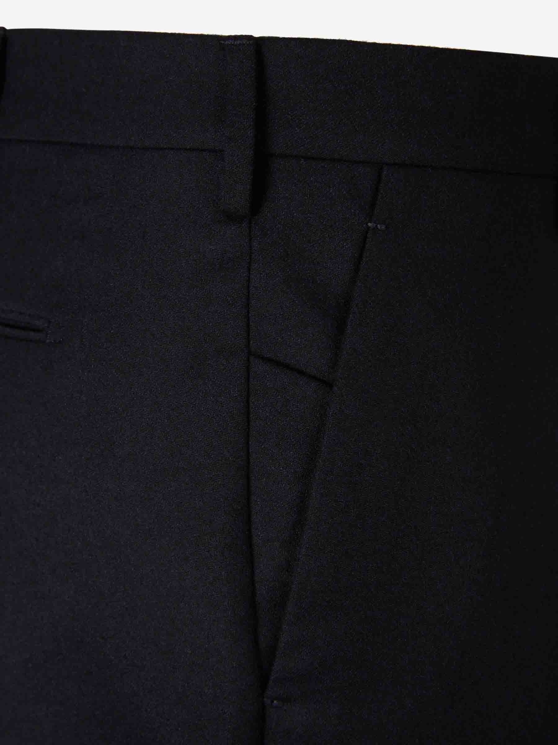 Outlet online Berwich Hombre Pantalones Vestir  Lana color Azul Noche sku 322-000484 03 - Foto 3