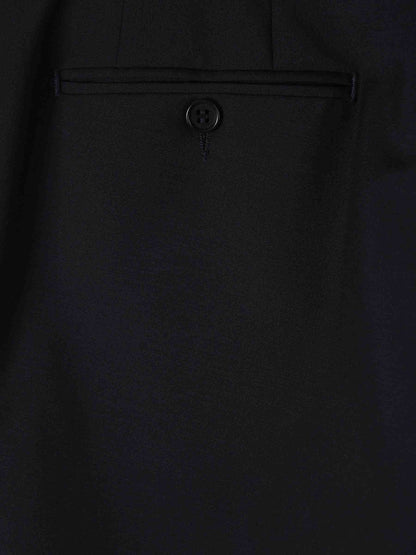 Outlet online Canali Hombre Pantalones Formales Lana color Negro sku 323-000248 01 - Foto 3