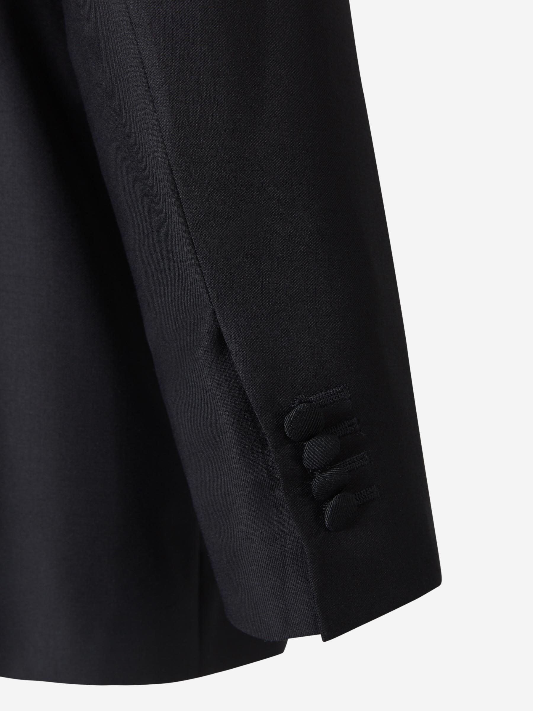 Outlet online Isaia Hombre Smoking Sanita color Negro sku 331-000088 01 - Foto 5