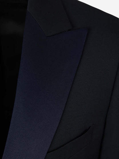 Outlet online Santa Eulalia Hombre Smoking Detalles Satén color Azul Cobalto sku 331-000108 02 - Foto 13