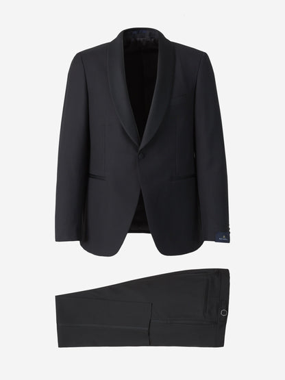 Outlet online Santa Eulalia Hombre Smoking Detalles Satén color Negro sku 331-000109 01 - Foto 1
