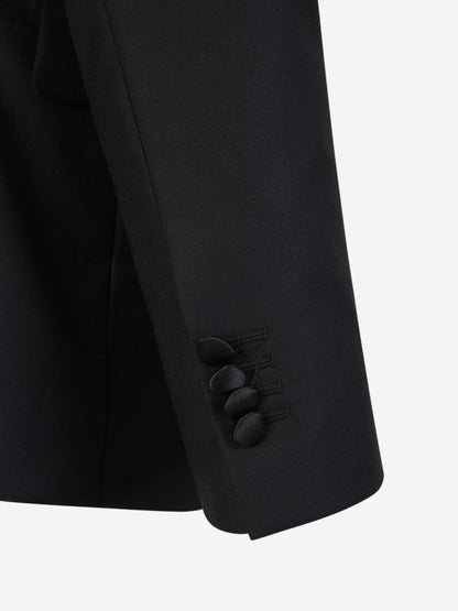 Valentino Hombre Barcelona Smoking Liso Lana color Negro sku 331-000128 01 - Foto 5