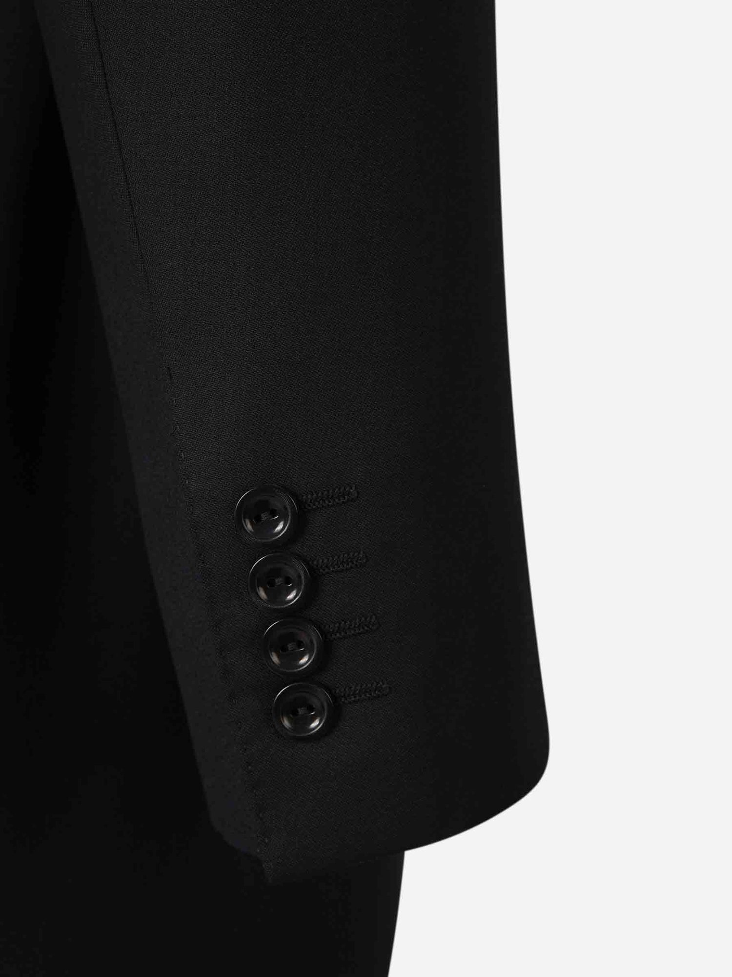 Canali Hombre Barcelona Chaqué Liso Lana color Negro sku 332-000037 01 - Foto 4