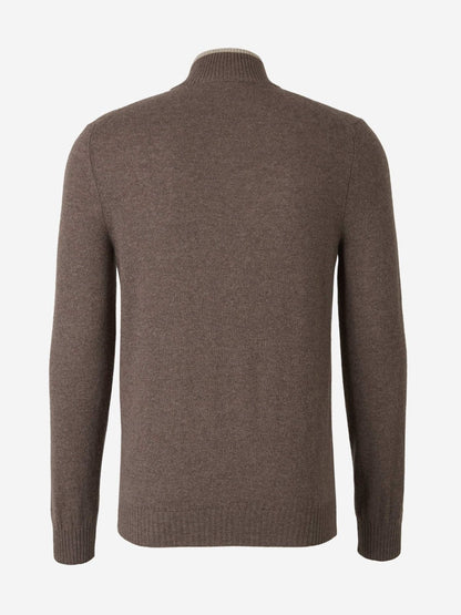 Outlet online Santa Eulalia Hombre Jersey Lana Cremallera color Beige sku 542-002424 03 - Foto 2