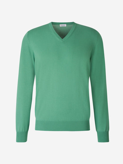 Outlet online Santa Eulalia Hombre Jersey Cuello Pico color Verde Menta sku 542-002357 01 - Foto 1