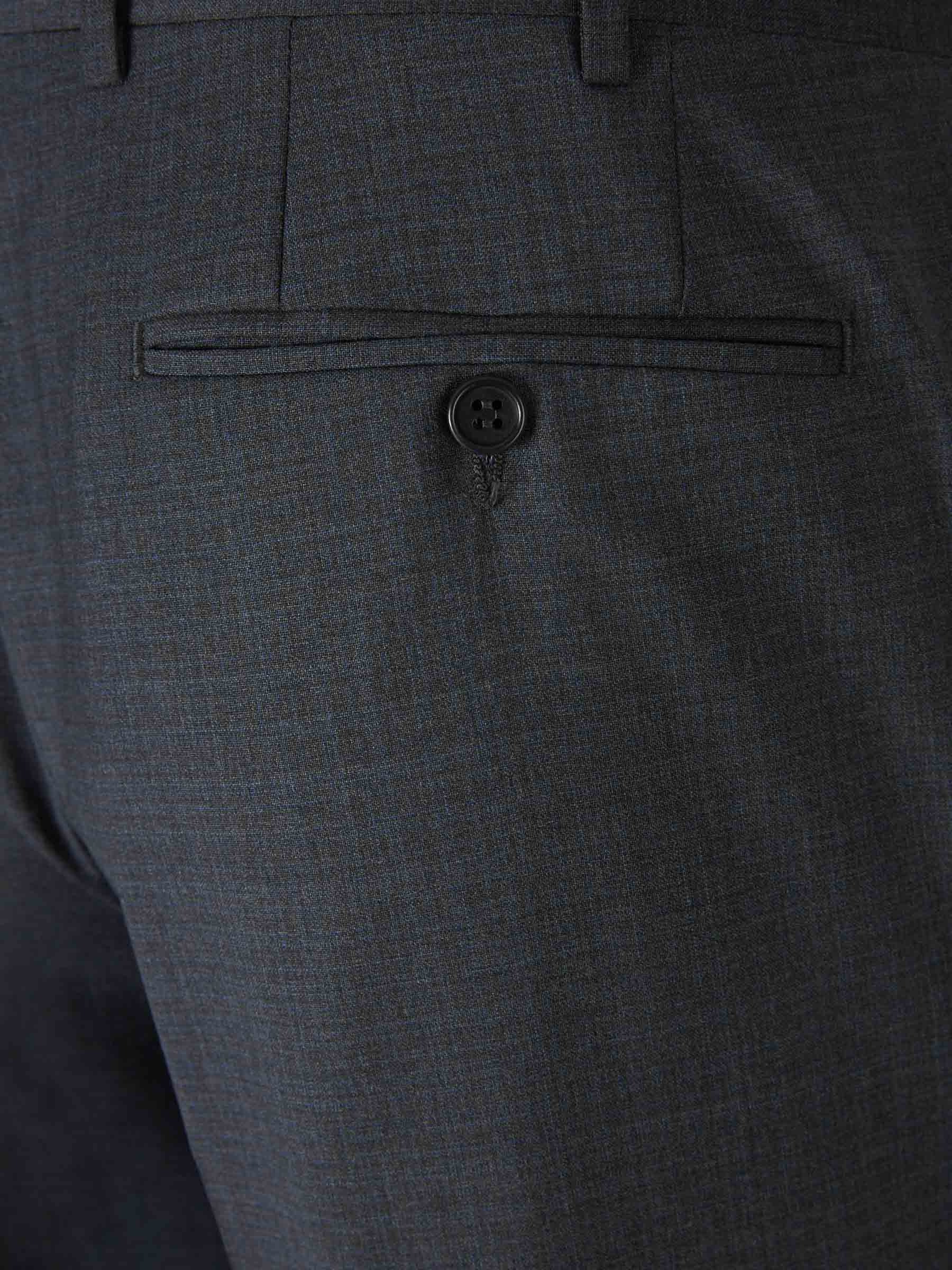 Outlet online Canali Hombre Traje Clásico Lana color Azul Noche sku 312-002807 01 - Foto 9
