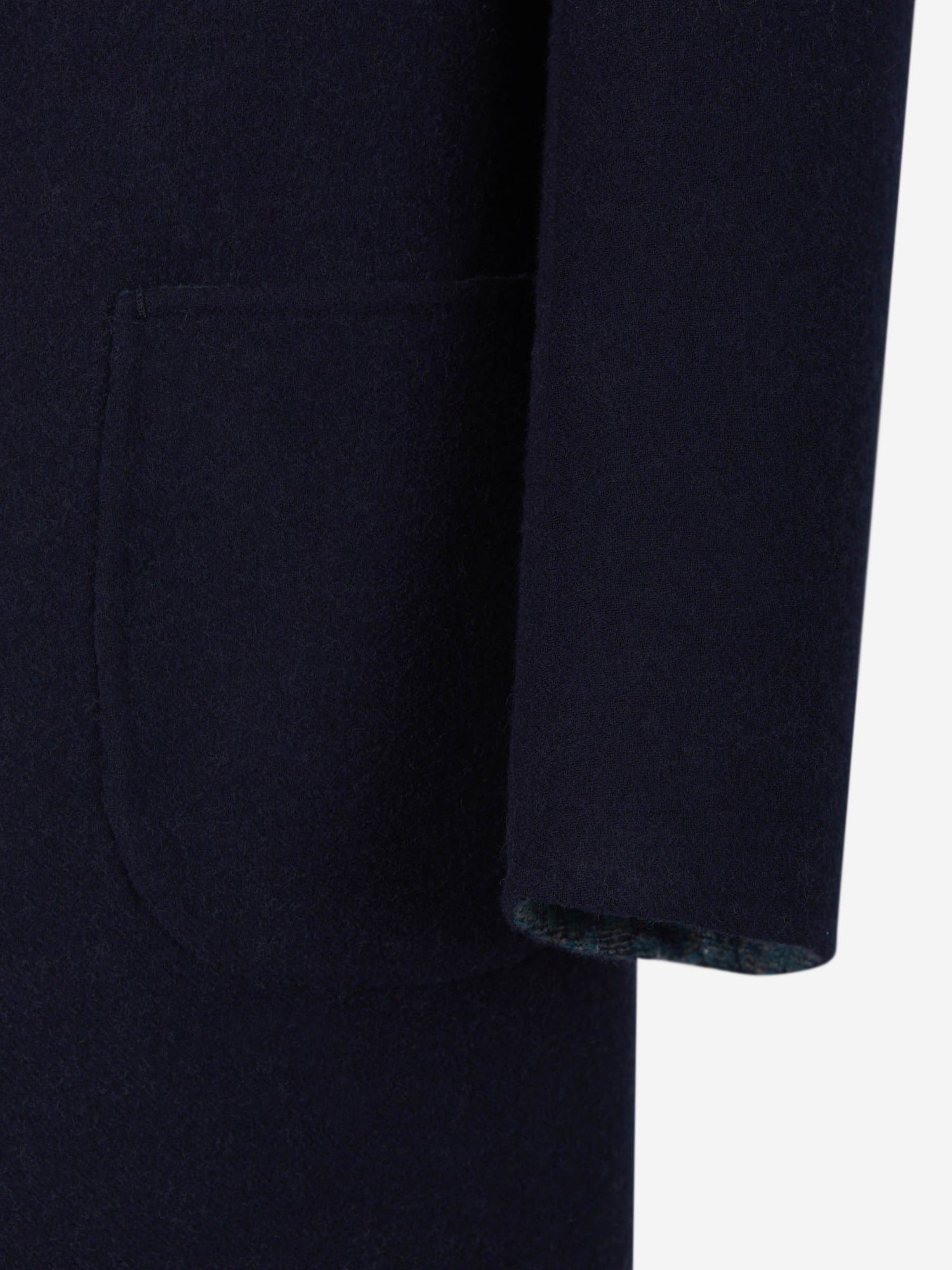 Outlet online Etro Hombre Abrigo Reversible Lana color Azul Noche sku 341-000475 01 - Foto 5