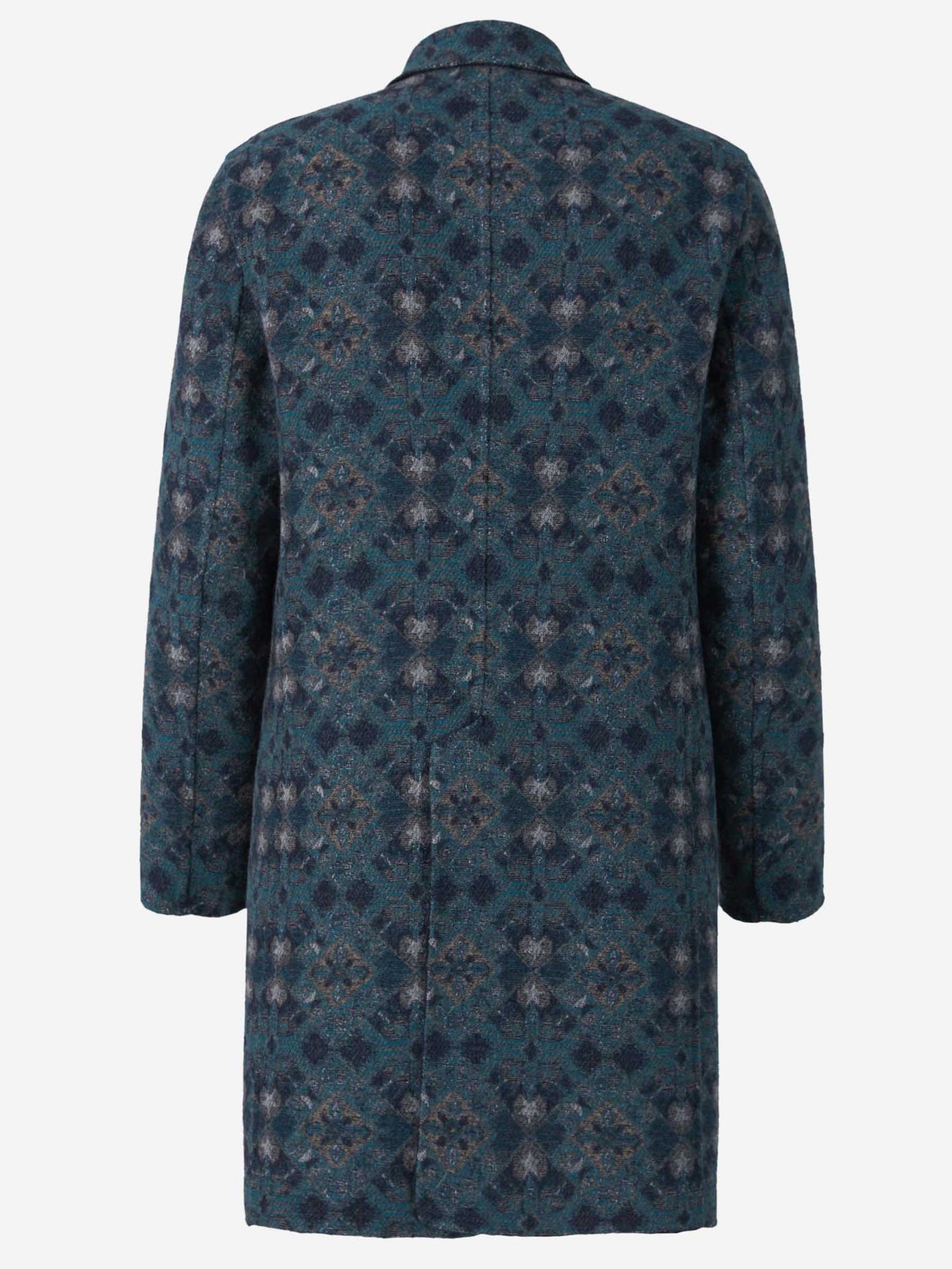 Outlet online Etro Hombre Abrigo Reversible Lana color Azul Noche sku 341-000475 01 - Foto 7