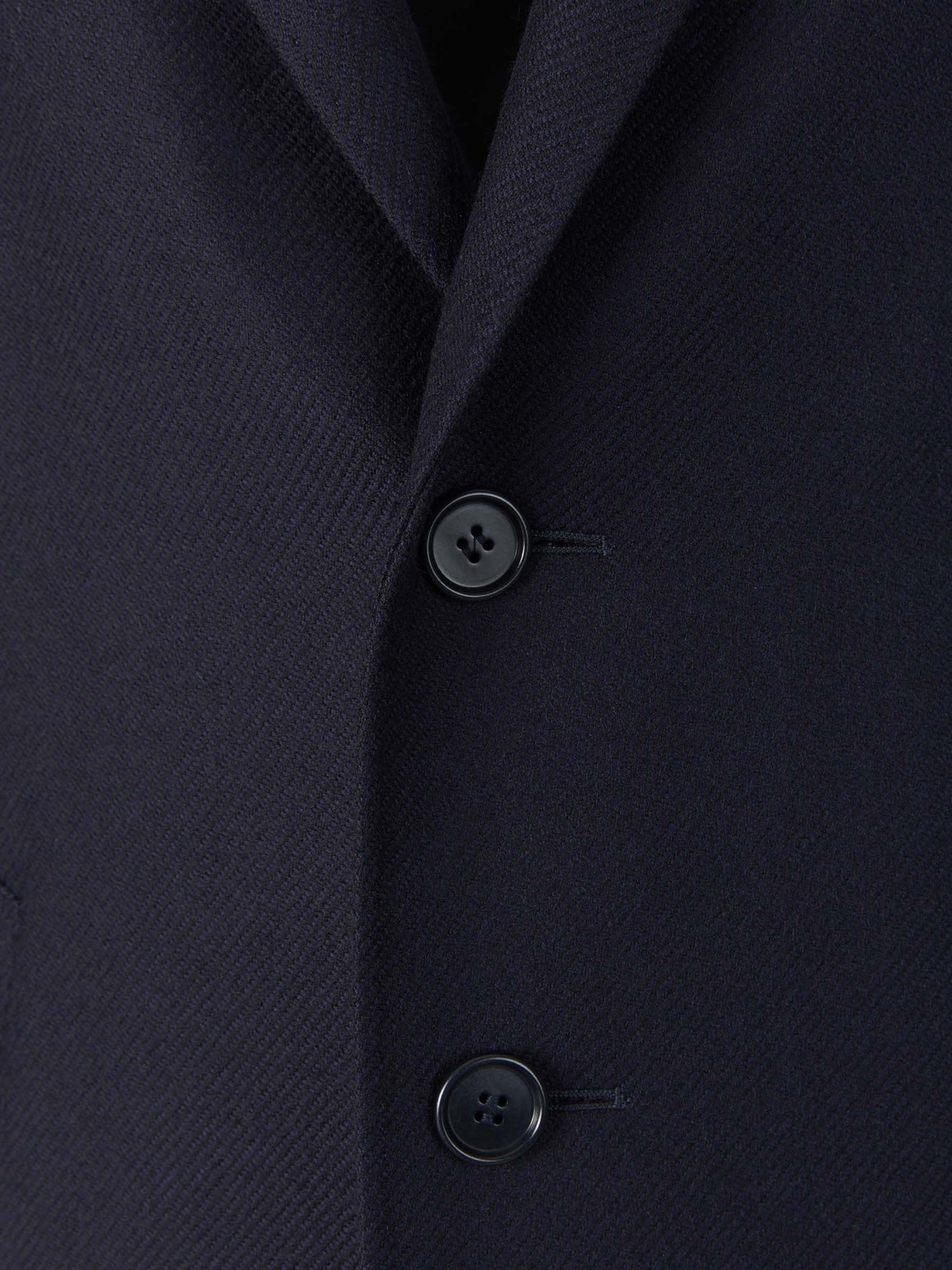 Canali Hombre Barcelona Abrigo Espiga Lana color Azul Noche sku 341-000493 01 - Foto 4