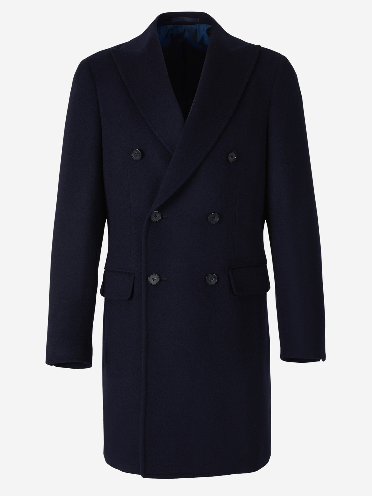 Outlet online Scabal Hombre Abrigo Doble Botonadura color Azul Noche sku 341-000496 01 - Foto 1