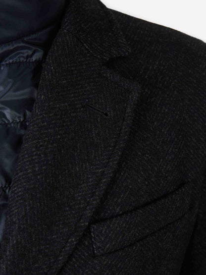Herno Hombre Barcelona Abrigo Largo Acolchado color Azul Marino sku 341-000534 01 - Foto 4