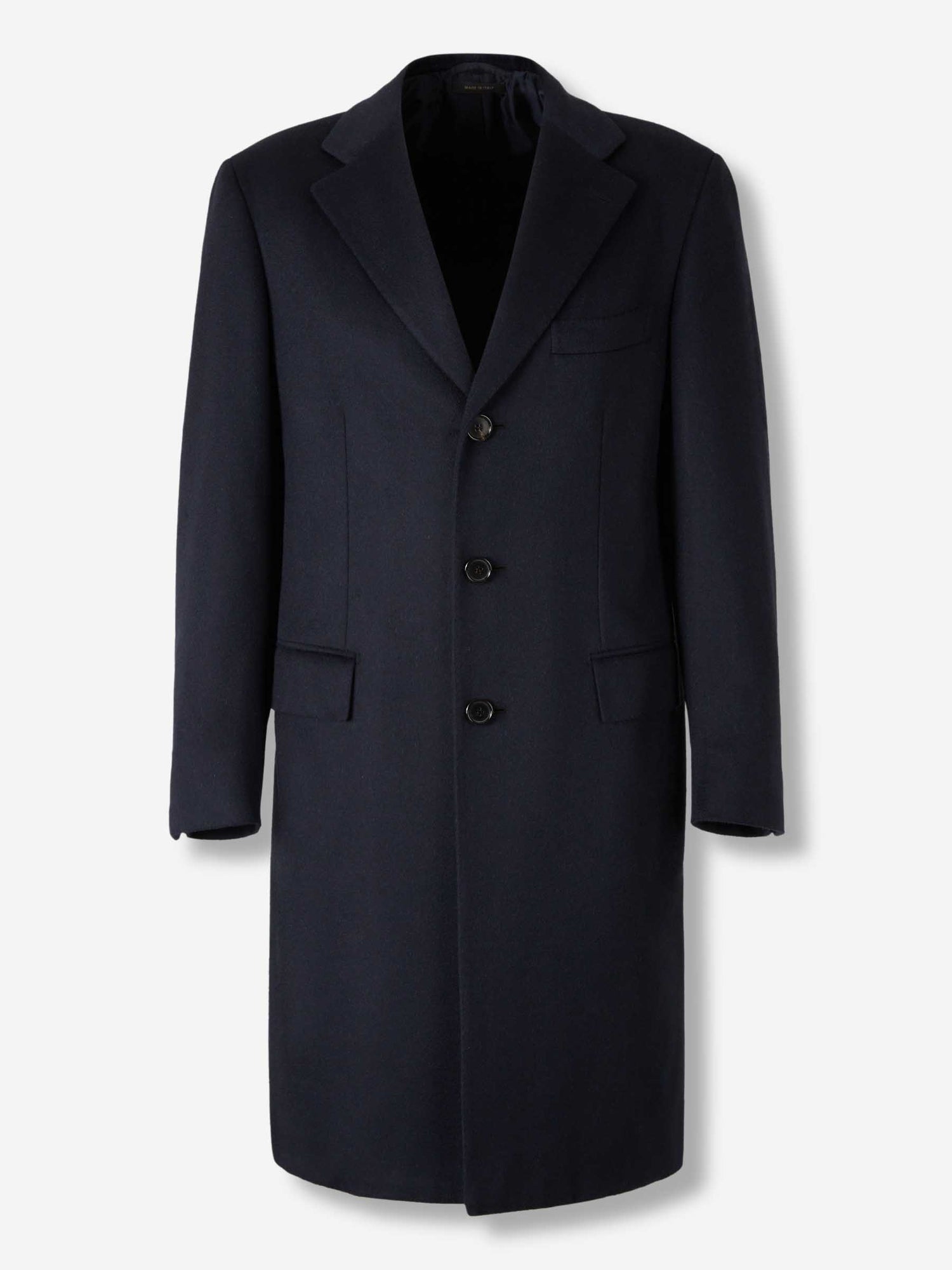 Outlet online Brioni Hombre Abrigo Largo Cachemira color Negro sku 341-000548 01 - Foto 1