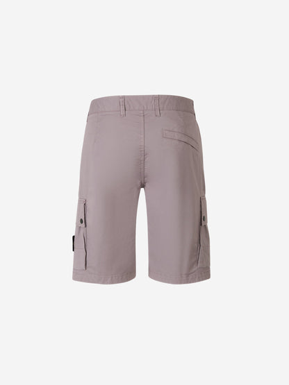 Outlet online Stone Island Hombre Bermudas Cargo Logo color Lila sku 523-000976 04 - Foto 3