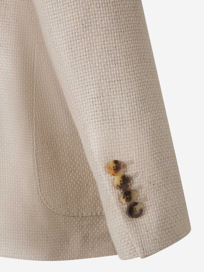 Outlet online Lardini Hombre Americana Texturizada Cachemira color Beige sku 302-003503 01 - Foto 6
