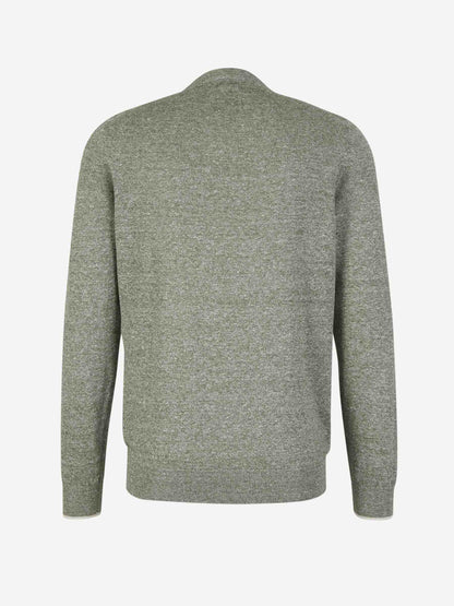 Outlet online Fedeli Hombre Jersey Lino y Algodón color Verde Menta sku 542-002344 01 - Foto 2