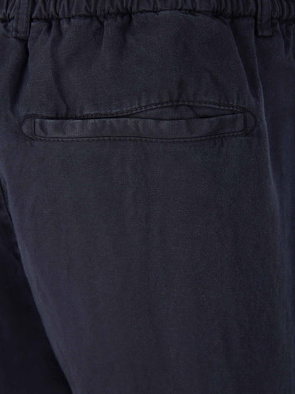 Outlet online Santa Eulalia Hombre Joggers Fluidos Lino color Azul Marino sku 521-003035 04 - Foto 4
