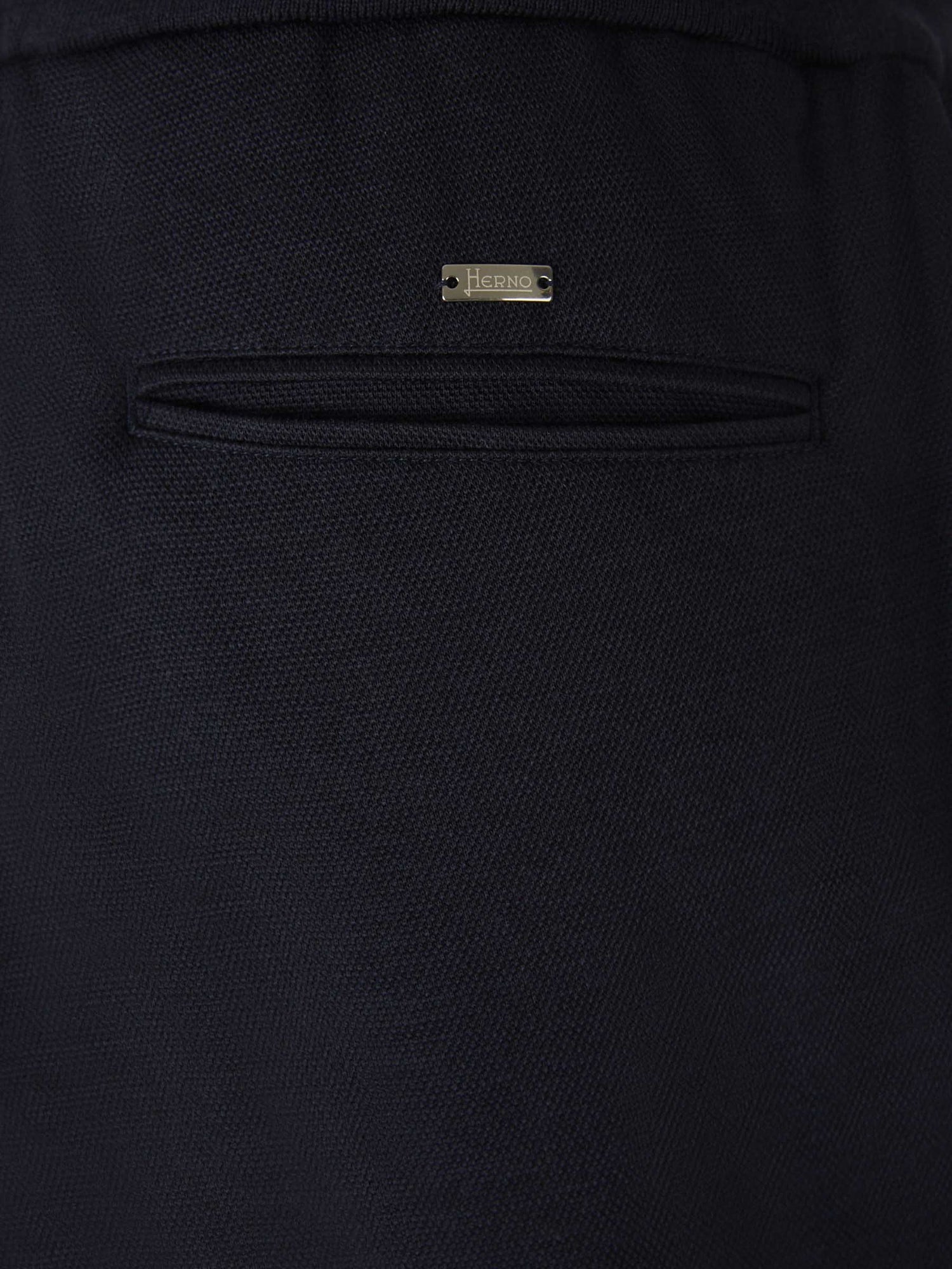 Outlet online Herno Hombre Joggers Punto Piqué color Azul Noche sku 521-003063 01 - Foto 5