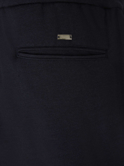 Outlet online Herno Hombre Joggers Punto Piqué color Azul Noche sku 521-003063 01 - Foto 5