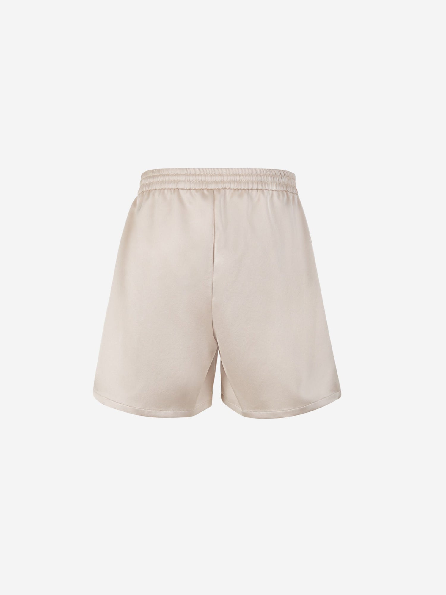 Outlet online Balmain Hombre Bermudas Satinadas PB Signature color Crema sku 523-000966 00 - Foto 3