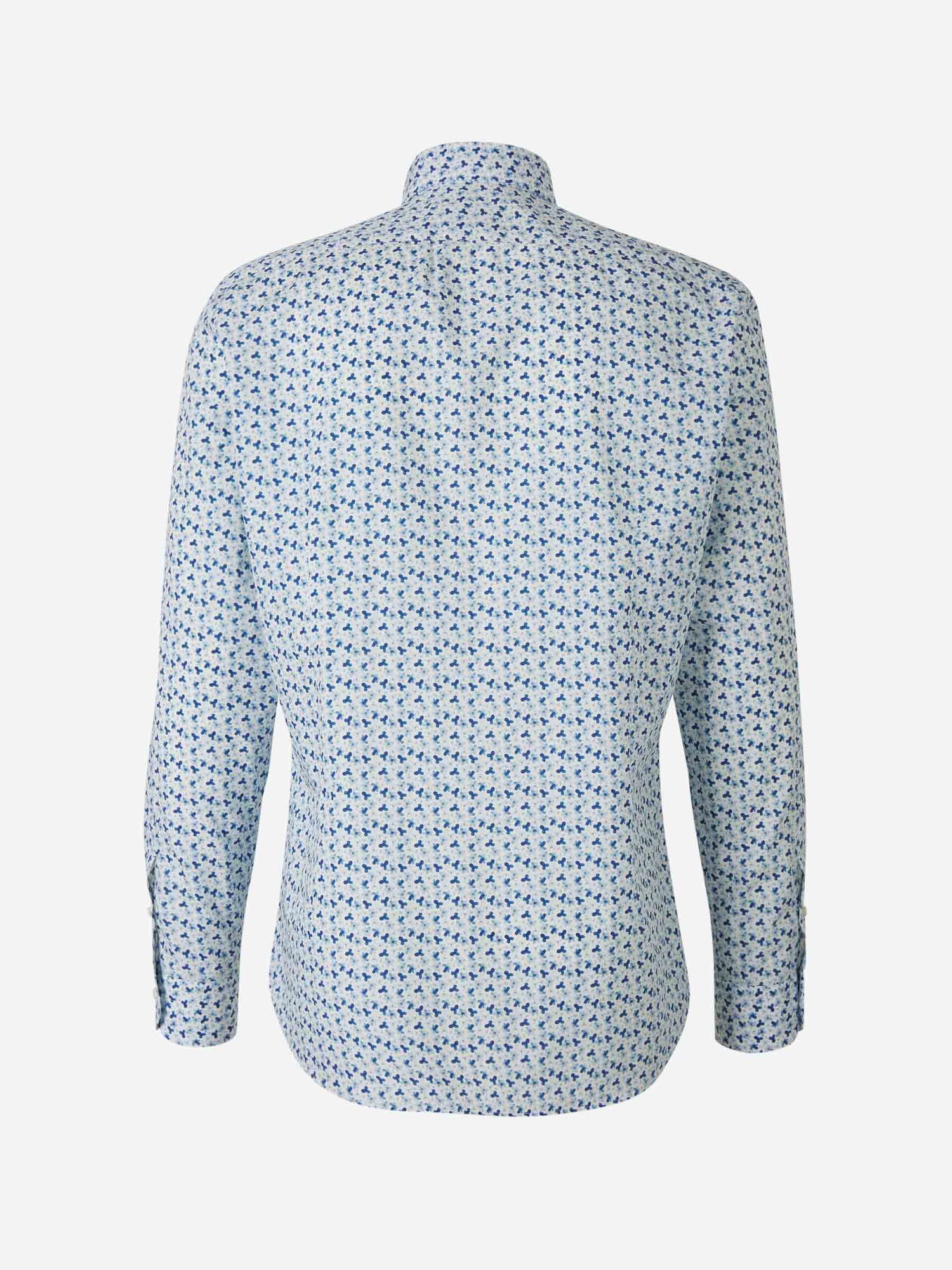 Outlet online Vincenzo di Ruggiero Hombre Camisa Motivo Floral color Azul sku 531-006151 01 - Foto 2