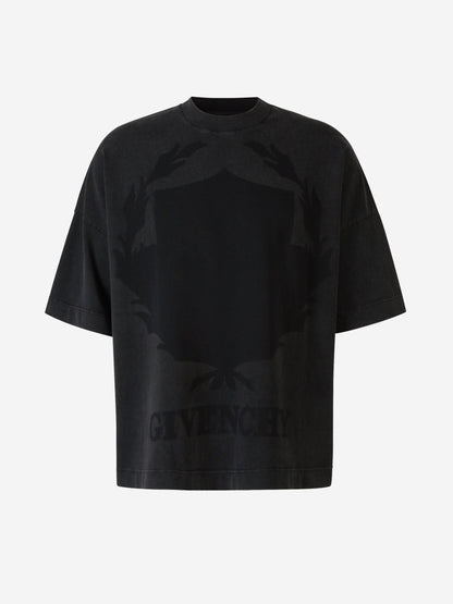Outlet online Givenchy Hombre Camiseta Shadow Algodón color Negro sku 553-003646 01 - Foto 1