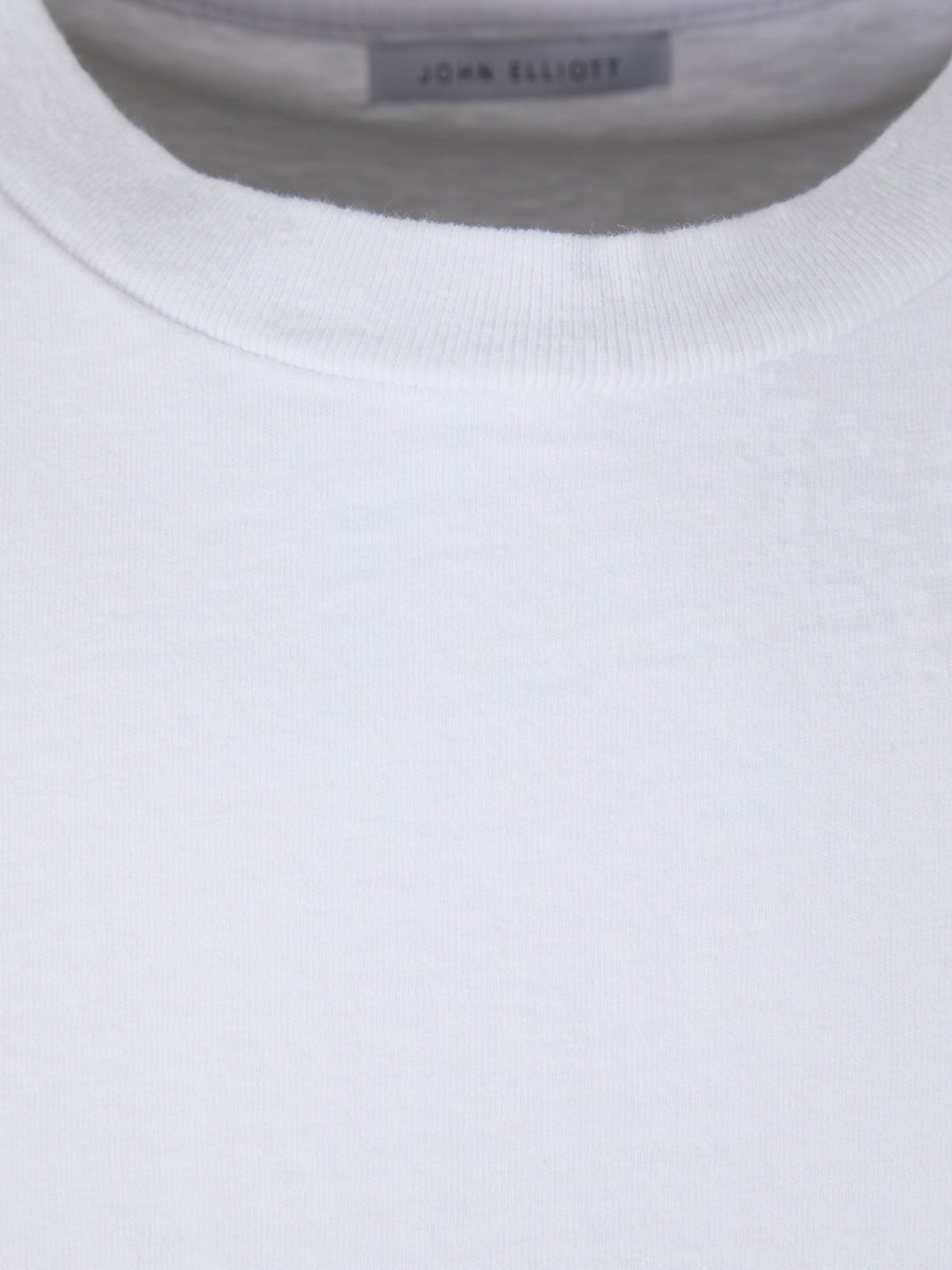 Outlet online John Elliott Hombre Camiseta Lisa Algodón color Blanco sku 553-003557 03 - Foto 3