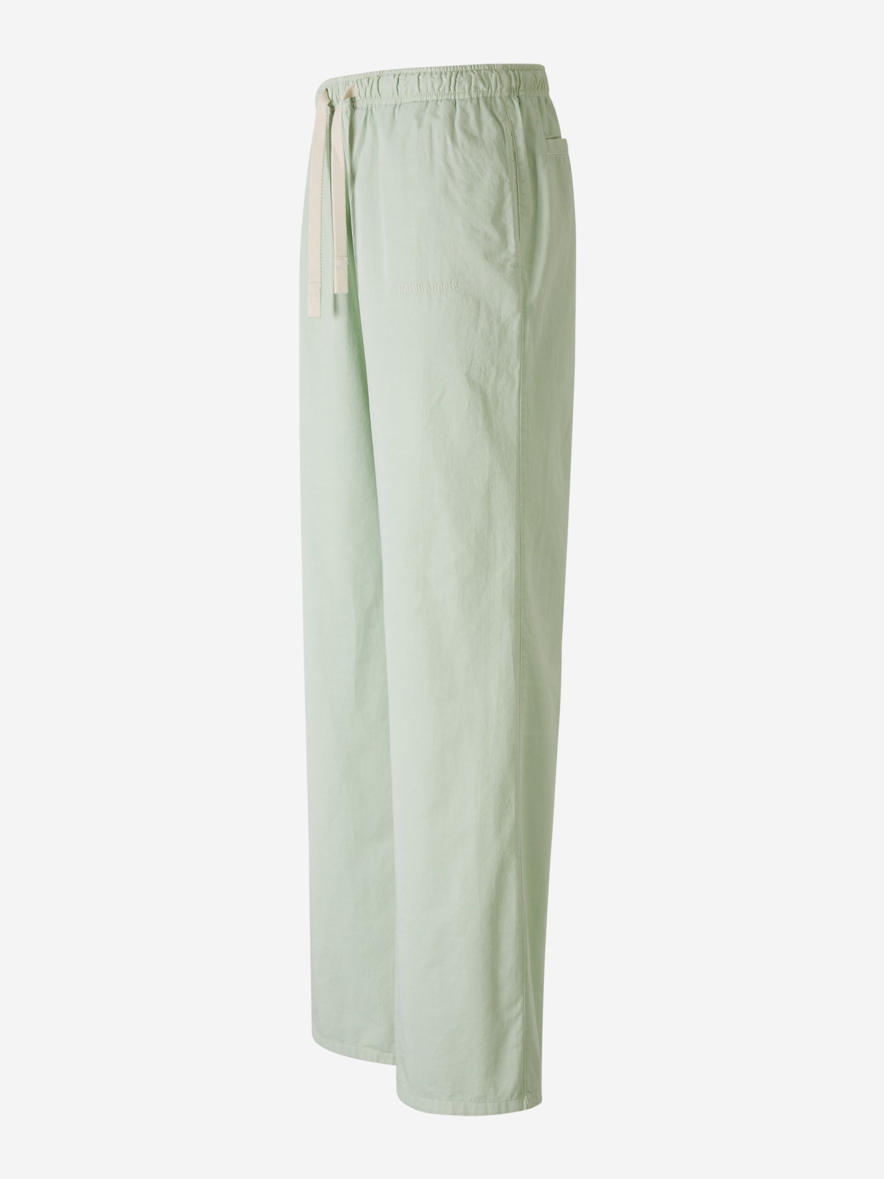 Outlet online Palm Angels Hombre Joggers Algodón Logo color Verde Menta sku 521-002994 02 - Foto 2