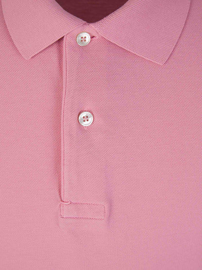 Outlet online Tom Ford Hombre Polo Piqué Algodón color Rosa sku 552-001445 01 - Foto 3