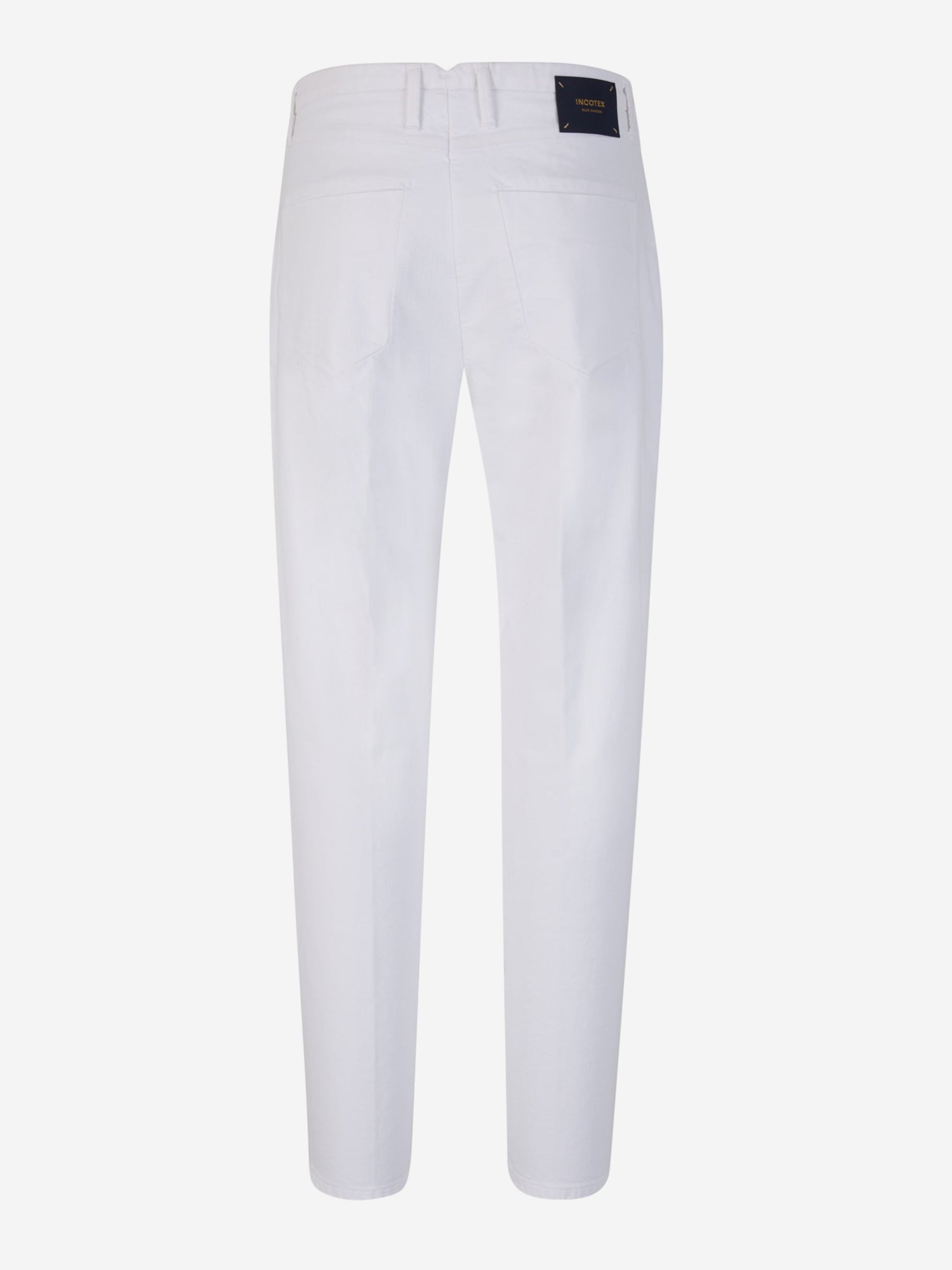 Outlet online Incotex Blue Division Hombre Pantalones Formales Algodón color Blanco sku 522-002630 01 - Foto 2
