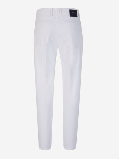 Outlet online Incotex Blue Division Hombre Pantalones Formales Algodón color Blanco sku 522-002630 01 - Foto 2