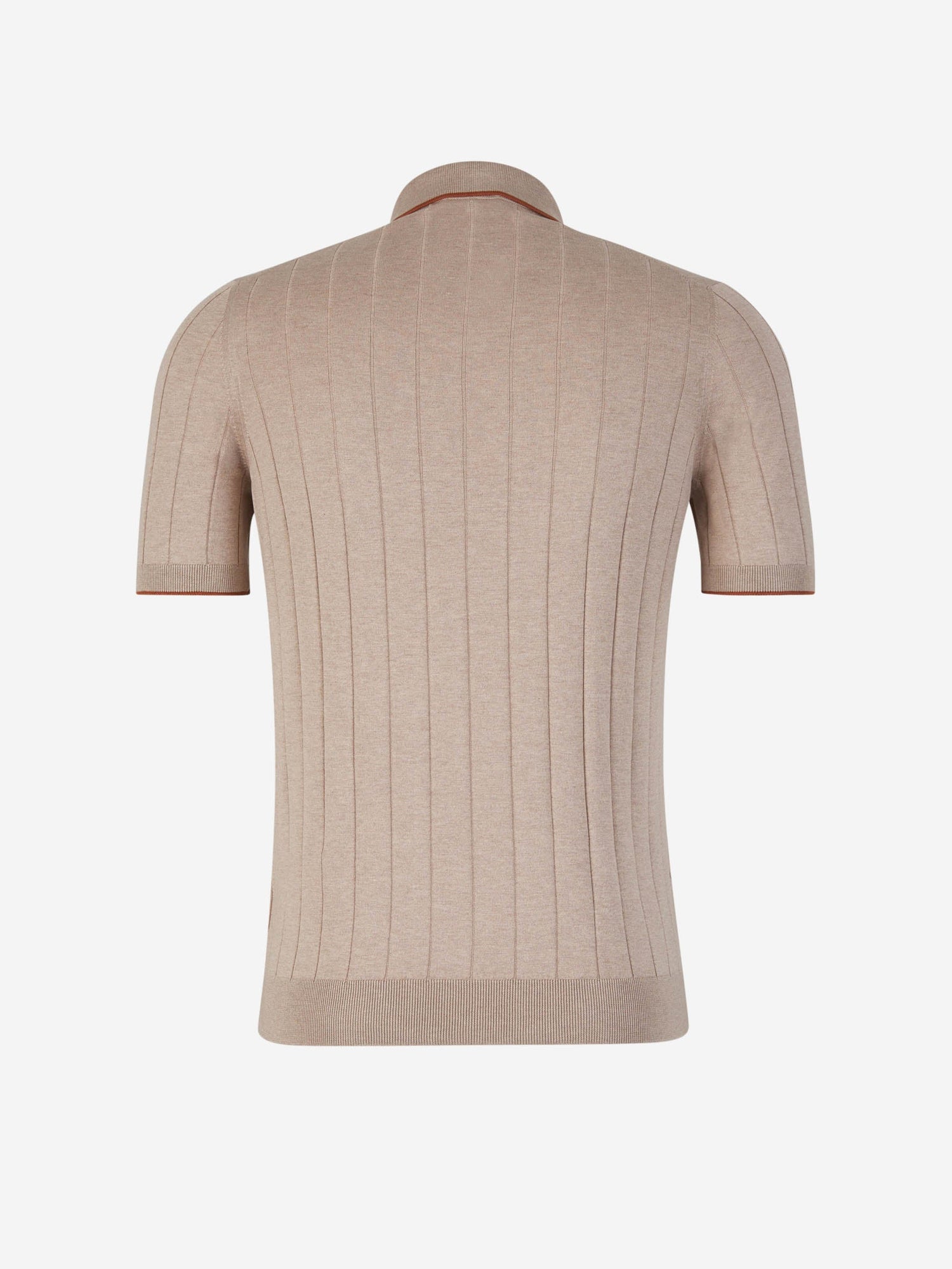 Outlet online Santa Eulalia Hombre Polo Punto Seda color Beis sku 552-001493 01 - Foto 2