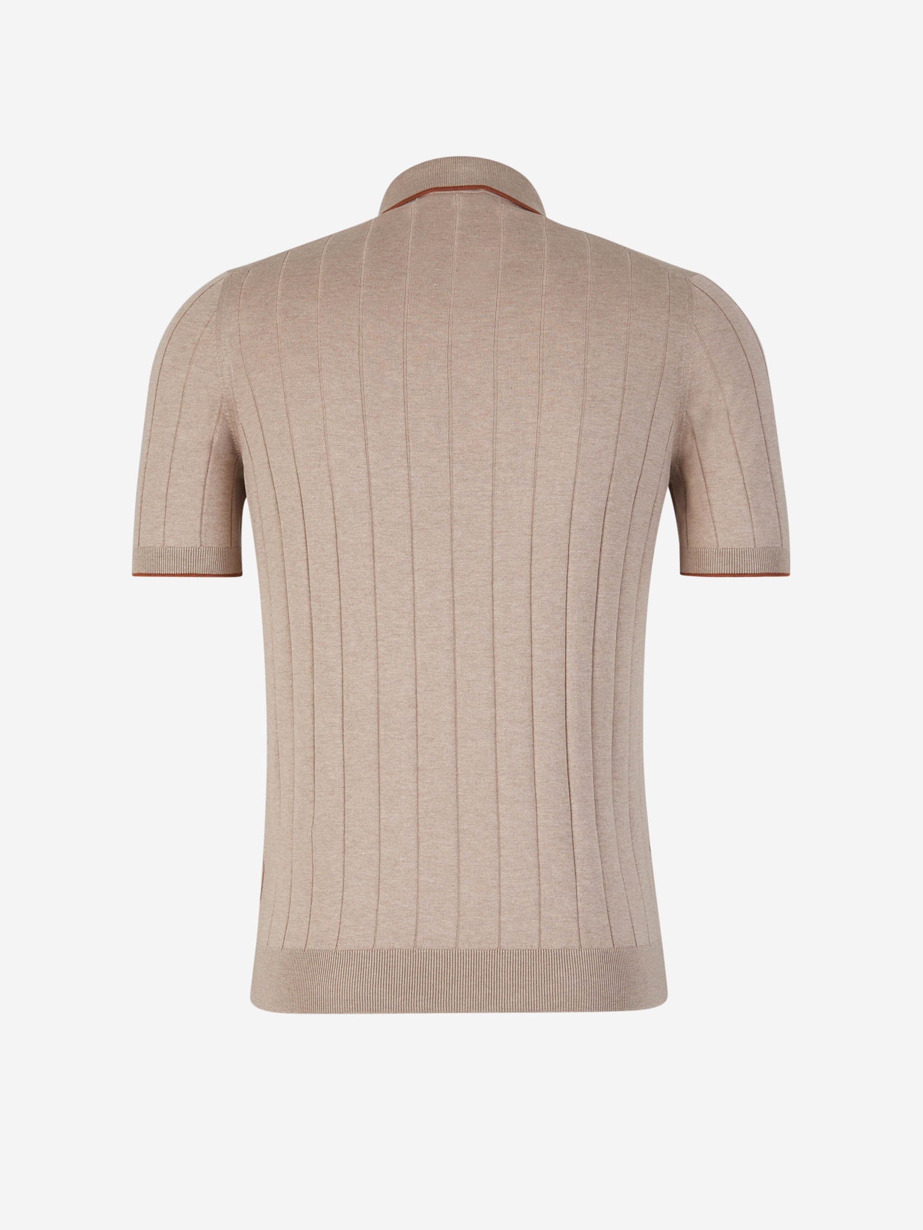 Outlet online Santa Eulalia Hombre Polo Punto Seda color Beis sku 552-001493 01 - Foto 2