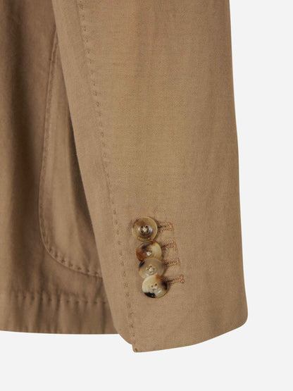 Outlet online Boglioli Hombre Americana Recta Algodón color Marrón sku 302-003453 01 - Foto 5