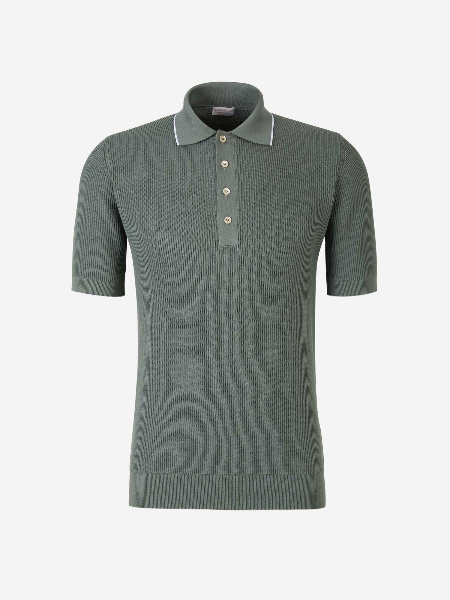 Outlet online Santa Eulalia Hombre Polo Punto Acanalado color Verde Claro sku 552-001481 02 - Foto 1