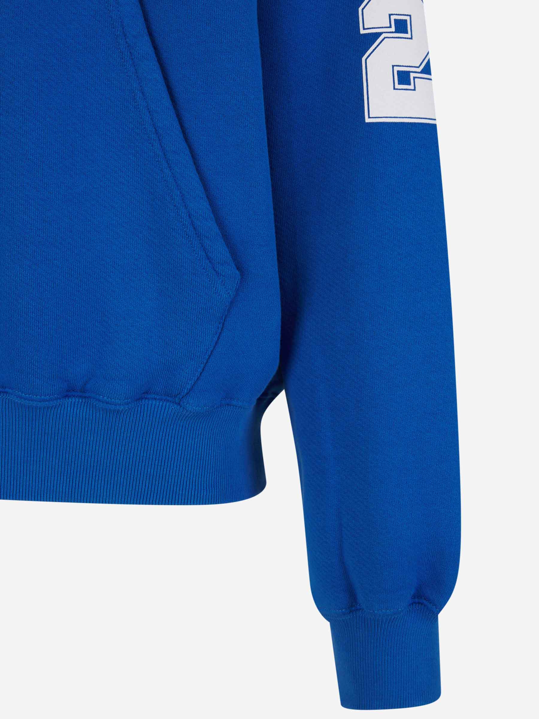 Outlet online Off-White Hombre Sudadera Estampada Capucha color Azul Cobalto sku 545-001502 01 - Foto 4