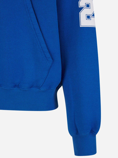 Outlet online Off-White Hombre Sudadera Estampada Capucha color Azul Cobalto sku 545-001502 01 - Foto 4