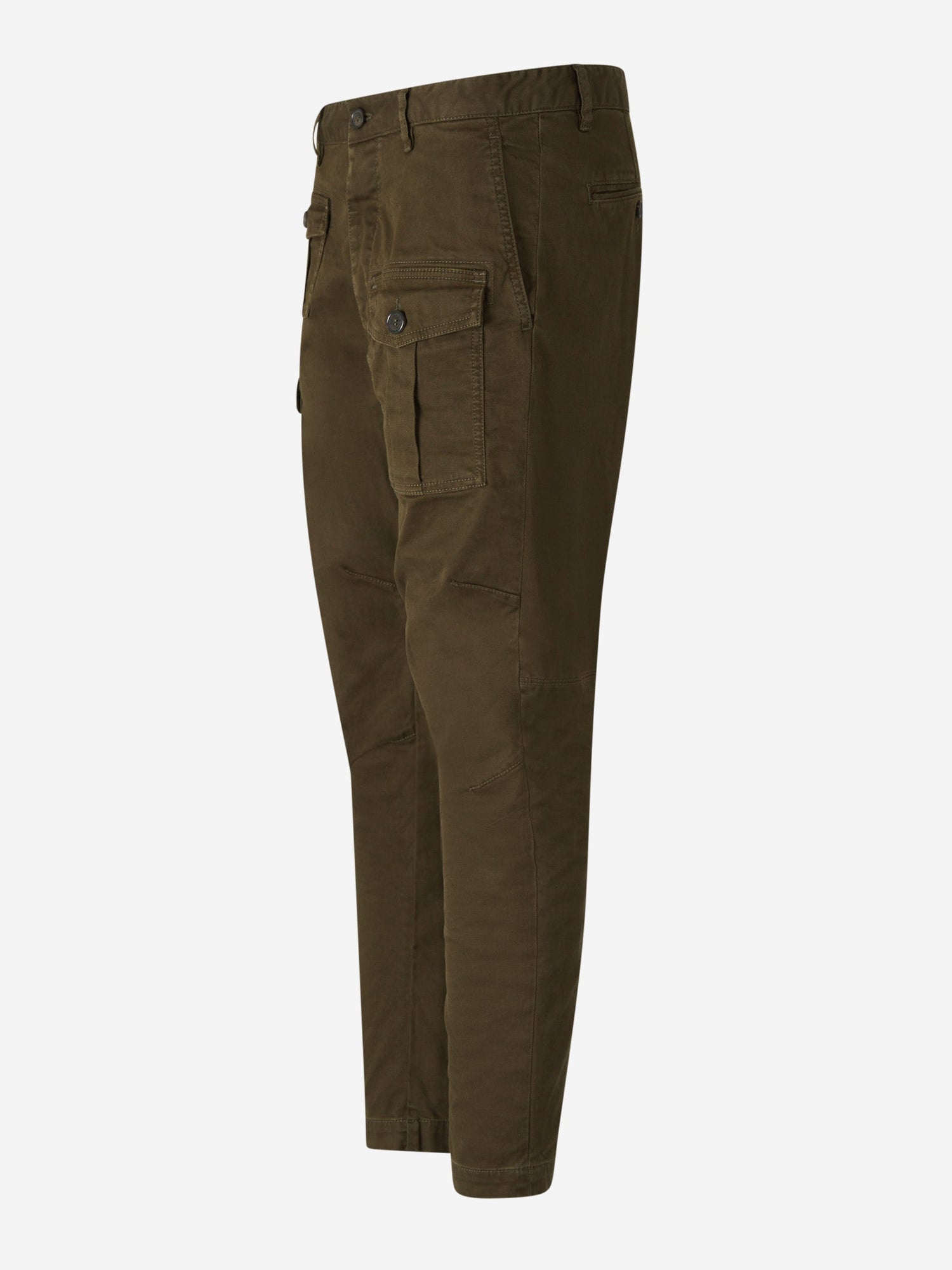 Outlet online Dsquared2 Hombre Pantalones Cargo Sexy color Verde Militar sku 521-003083 01 - Foto 3