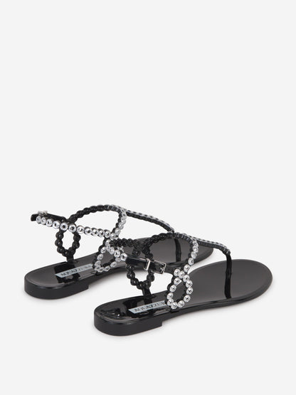 Outlet online Aquazzura Mujer Sandalias Almost Bare color Negro sku 800-005301 01 - Foto 4