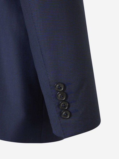 Outlet online Canali Hombre Traje Clásico Lana color Azul Noche sku 312-002801 01 - Foto 5