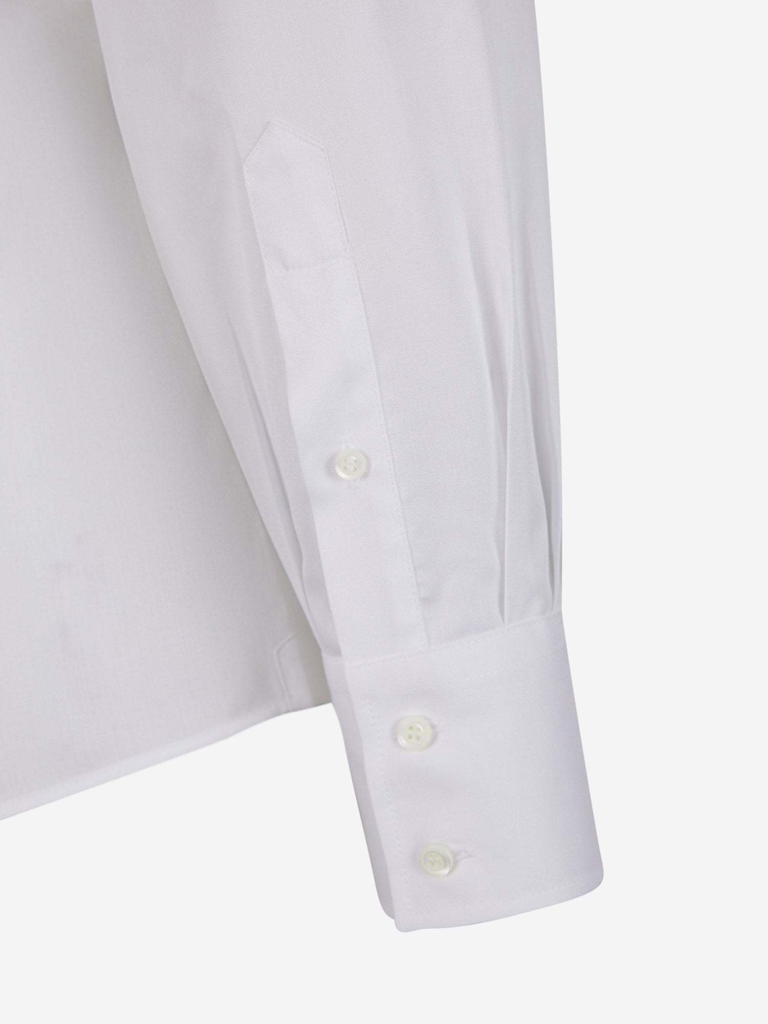 Outlet online Brunello Cucinelli Hombre Camisa Algodón Lisa color Blanco sku 531-006297 02 - Foto 5