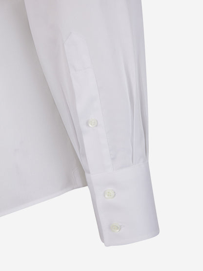 Outlet online Brunello Cucinelli Hombre Camisa Algodón Lisa color Blanco sku 531-006297 02 - Foto 5