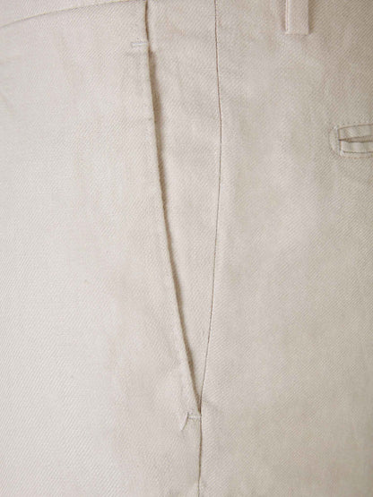 Outlet online Boglioli Hombre Traje Liso Lino color Marfil sku 312-002795 01 - Foto 8