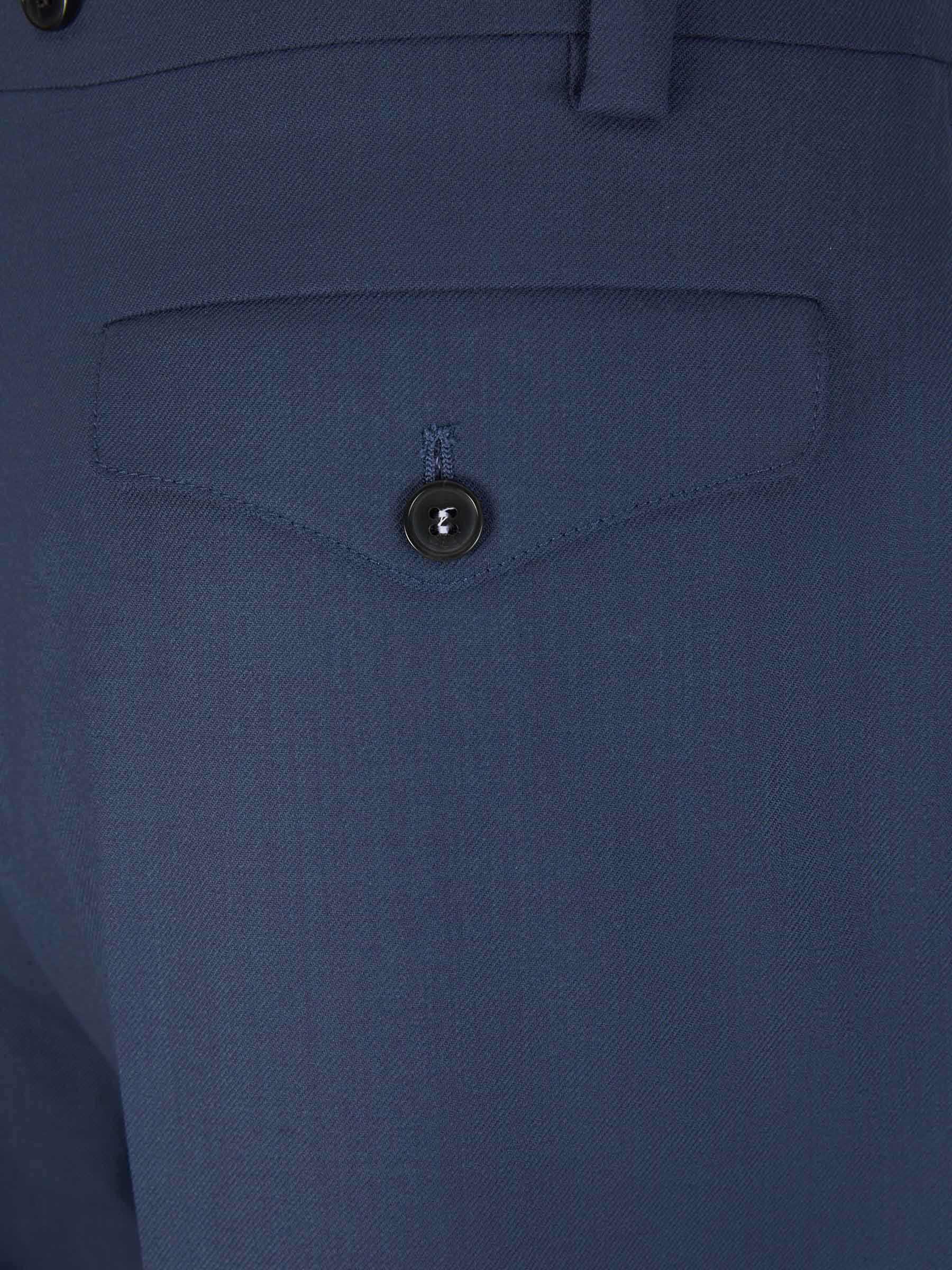 Outlet online Victoria Beckham Mujer Pantalones Formales Capri color Azul Marino sku 761-003502 01 - Foto 5