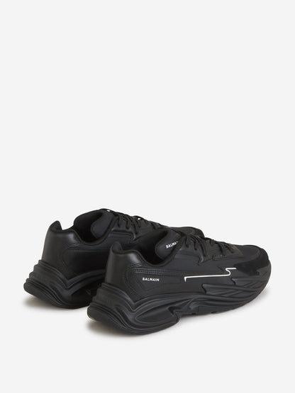 Outlet online Balmain Hombre Sneakers Run-Row Piel color Negro sku 616-002572 01 - Foto 3