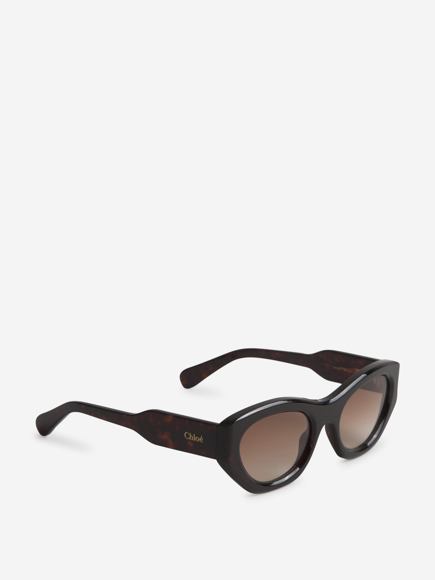 Outlet online Chloé Mujer Gafas de Sol Ovaladas Gayia color Carey sku 860-001035 01 - Foto 2