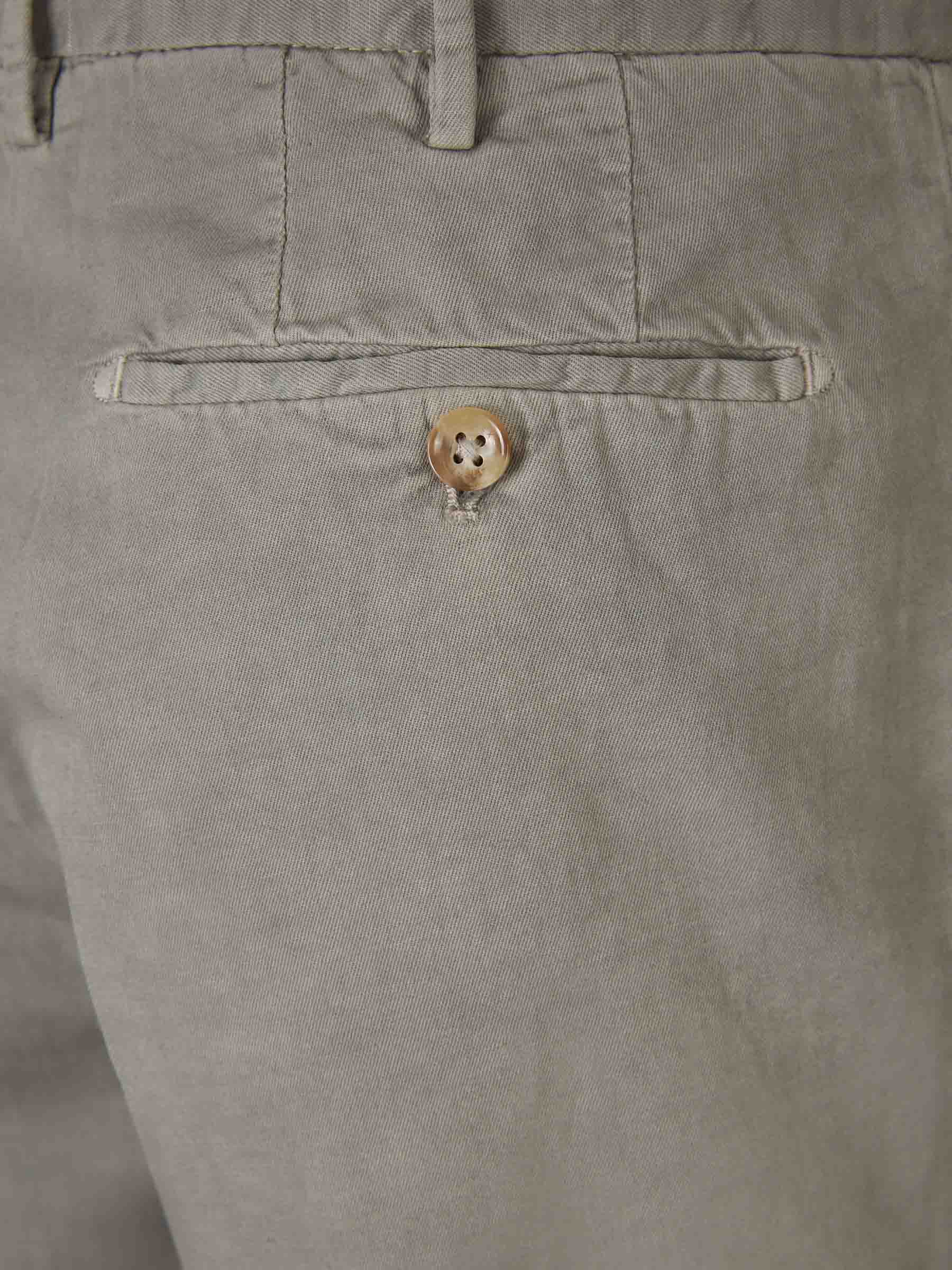 Outlet online Incotex Hombre Pantalones Formales Tapered Fit color Gris Piedra sku 521-002976 01 - Foto 4