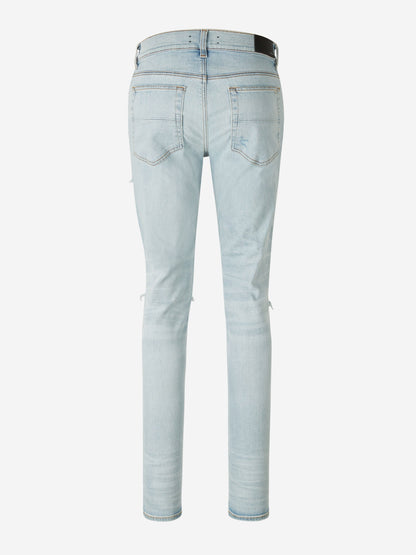 Outlet online Amiri Hombre Jeans Skinny Fit MX1 color Azul Denim Claro sku 522-002645 01 - Foto 3