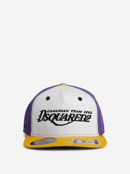Outlet online Dsquared2 Hombre Gorra Basket Logo color Lila sku 695-001577 02 - Foto 1
