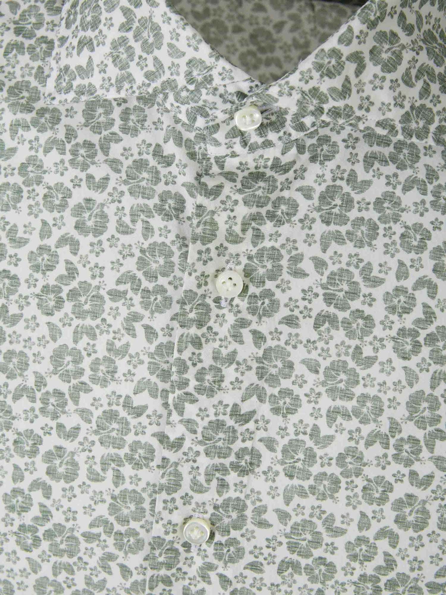Outlet online Vincenzo di Ruggiero Hombre Camisa Motivo Floral color Verde Menta sku 531-006153 01 - Foto 3
