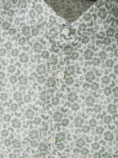 Outlet online Vincenzo di Ruggiero Hombre Camisa Motivo Floral color Verde Menta sku 531-006153 01 - Foto 3